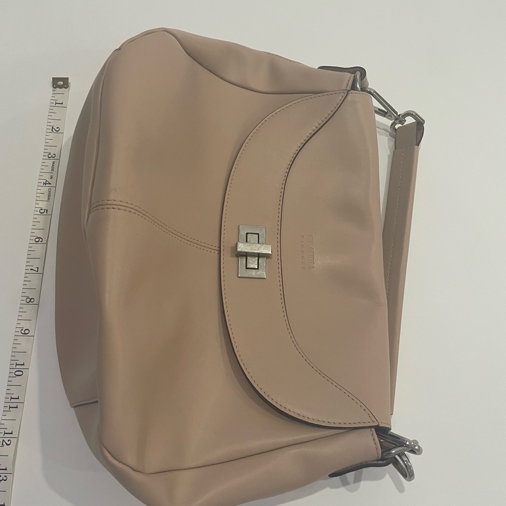 Claudia Firenze Nude Shoulder Bag